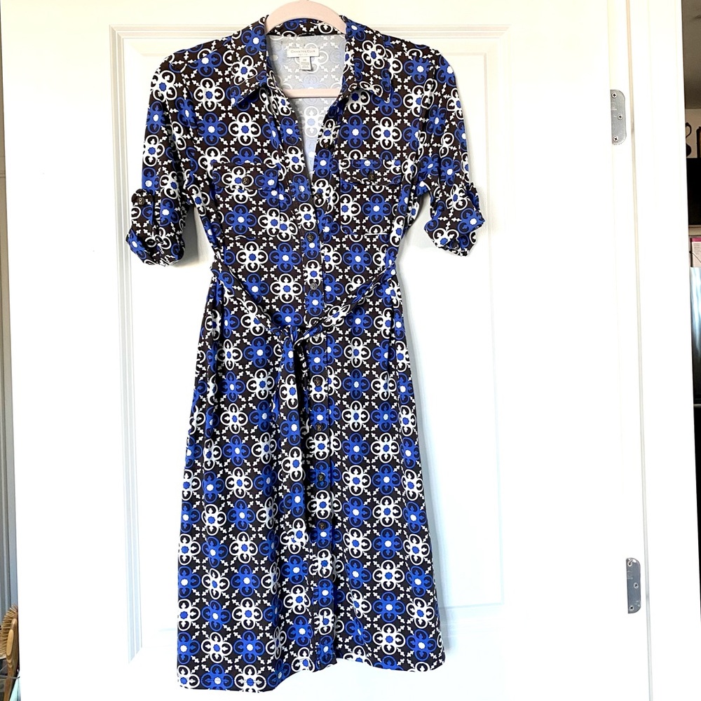Charter Club Short Sleeve Jersey Dress PP